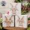 Welcome Spring Floral Crown Bunny Box Sign - 3 Asstd., 39082