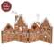Hinged Wooden Gingerbread Village Sitter