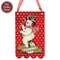 Layered Wooden Vintage Cheers Snowman Hanger
