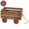 Natural Wooden Wagon With Jute Handle