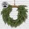Weeping Cedar & Jute Wreath, 24" SW032505