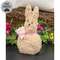 Stuffed Sherpa Andrew Bunny Sitter - 9.5"H, CW5006