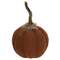 Stuffed Mossy Top Round Orange Pumpkin - 6" Dia.