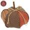 Stuffed Patchwork Pumpkin - 8"H