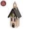 Distressed Wooden Snowy Christmas Church - 8"H
