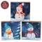 Midnight Snowman 4" Square Block - 3 Asstd.