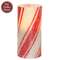 Glittered Candy Cane Timer Pillar - 2.75" x 6"
