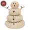 Antique Sherpa Melting Snowman - 9"H