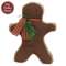 Olde Thyme Ticking Stripe Scarf Gingerbread Man - 10"H