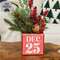 Wooden Dec. 25 Letter Box