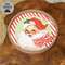 Nostalgic Santa Round Wooden Tray - 11.75"