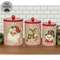 3 Set - Nostalgic Christmas Metal Canisters