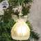 LED Glass Angel Ornament - 4"H