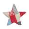 Patchwork Americana Star Pillow - 9.5"
