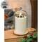 Winter Dreams LED Timer Pillar in Glass Cloche