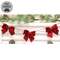 Red Velvet Bow Garland - 4 Ft.