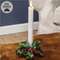 Nostalgic Holly & Berries Candle Ring - 1.5"