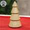 Gold Glittered Cone Tree - 6"H
