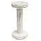 Farmhouse White Spool Candle Holder - 7.25" ;