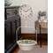 White Vintage Hanging Decorative Scale w/Clock - 65130;