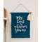 My Heart Fabric Wall Hanging -;