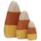 Wooden Candy Corn, Set of 3 - # 34360