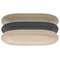 {[en]:Oval Tray 16" - Stoneware Colors, 3 asst.