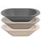 {[en]:Wooden Bread Pan- Stoneware Colors, 3 asst. -