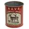 Holly Jolly Christmas Metal Can;